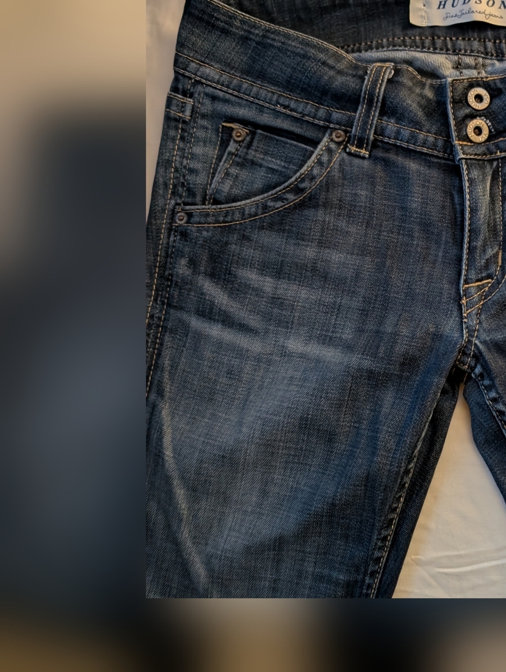 Hudson Jeans Dark Wash Slim Fit Jeans